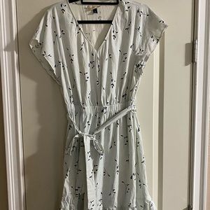 Light Blue Midi Dress